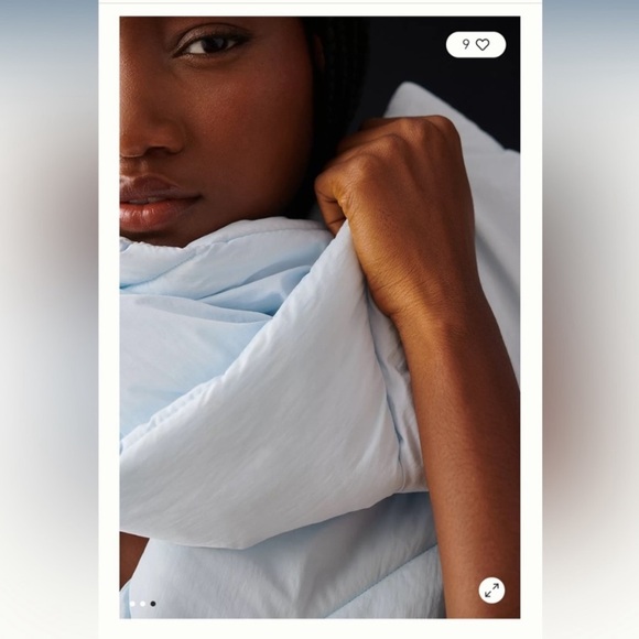 Anthropologie MAEVE by Anthropology Puffer Scarf blue new with tags one size - Picture 3 of 7